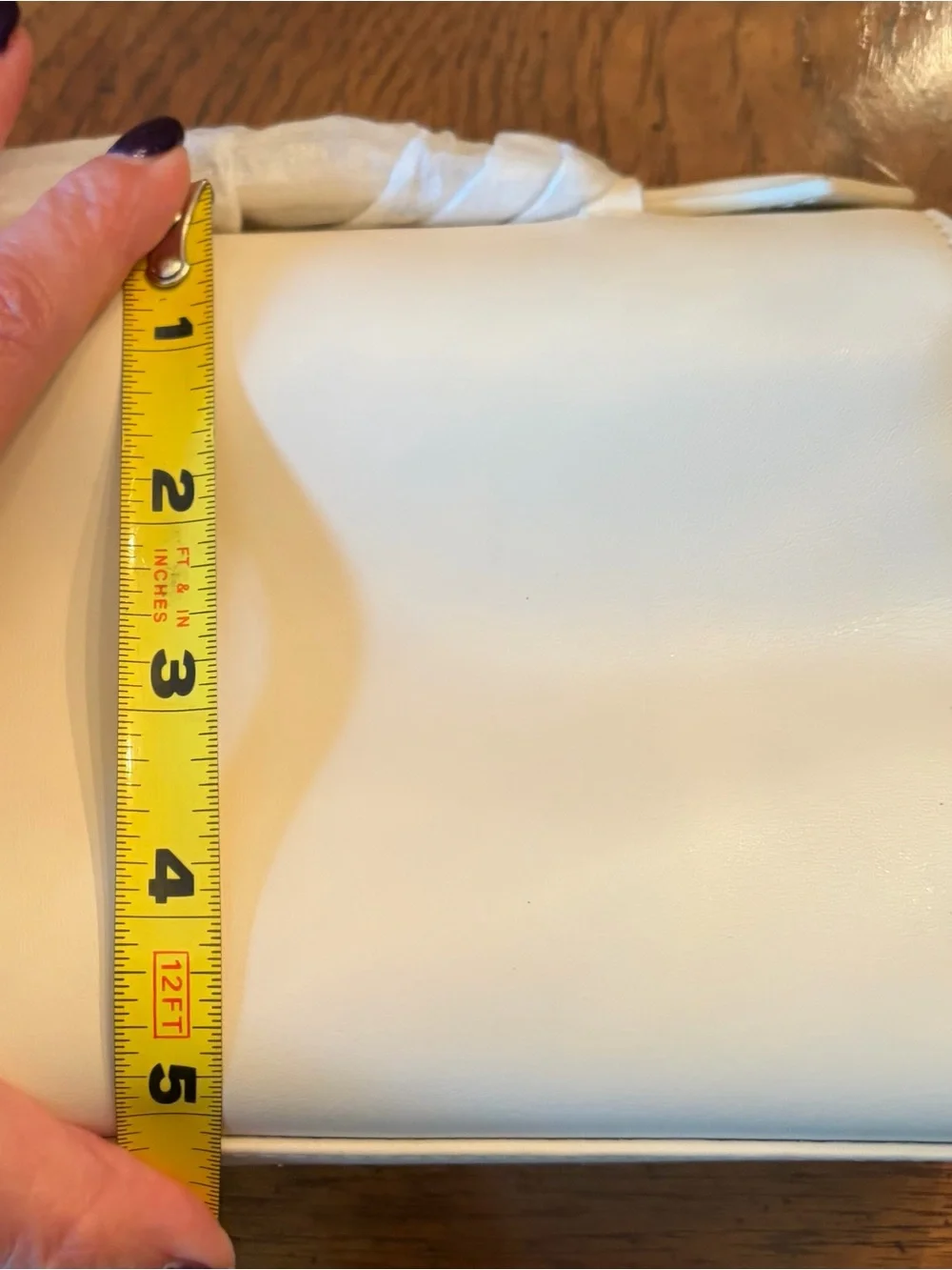 Elegant Ivory Savette “Symmetry Pochette” Top-Handle Bag - NWOT (MSRP $1390)